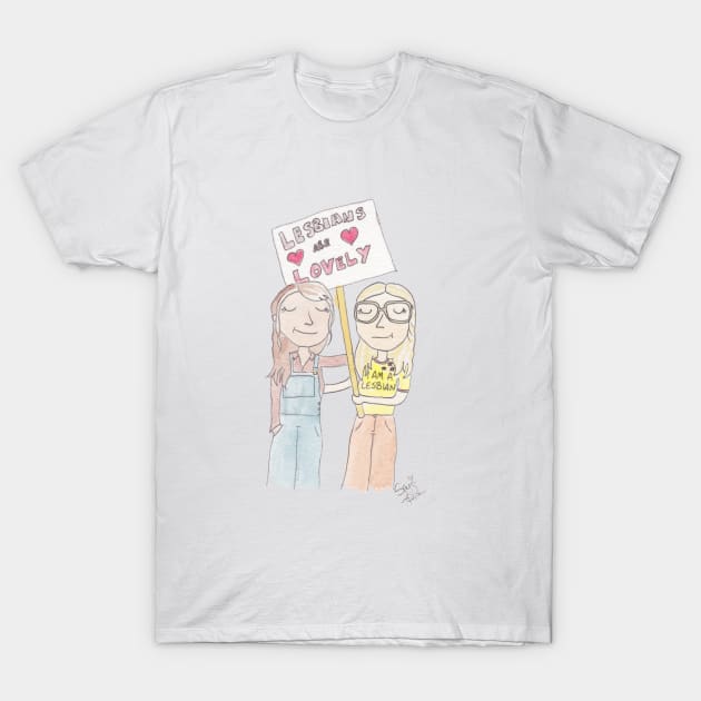 A Day Without Lesbians Is Like A Day Without Sunshine T-Shirt by samikelsh